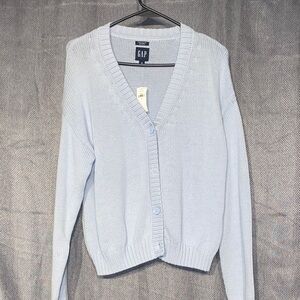 GAP Women's Soft Blue Cardigan
